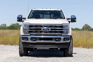 Ford F-250 Super Duty Fender Flares - Rough Country - Pocket - Oxford White - '23-'26